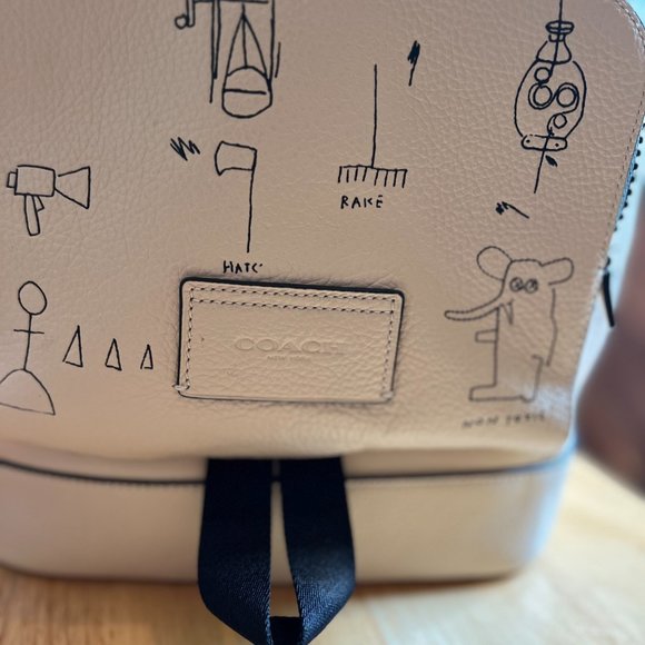 Coach Leather Basquiat Backpack - Picture 11 of 13